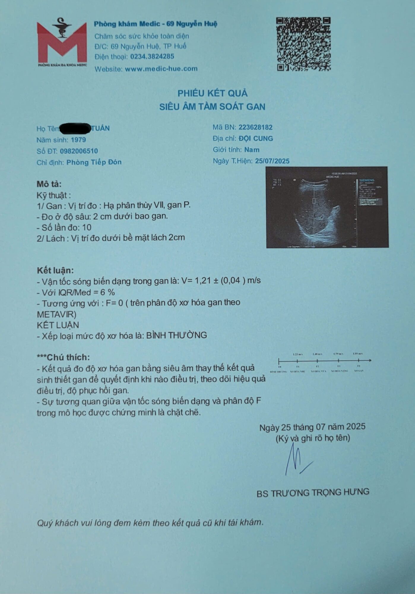 sau 2 tháng điều trị xơ gan đã về F0